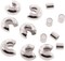 The Beadsmith Basic Elements Crimp Tubes & Smooth Crimp Covers Designed to Secure The Ends of Jewelry Stringing Cables & Wires, Silver Color